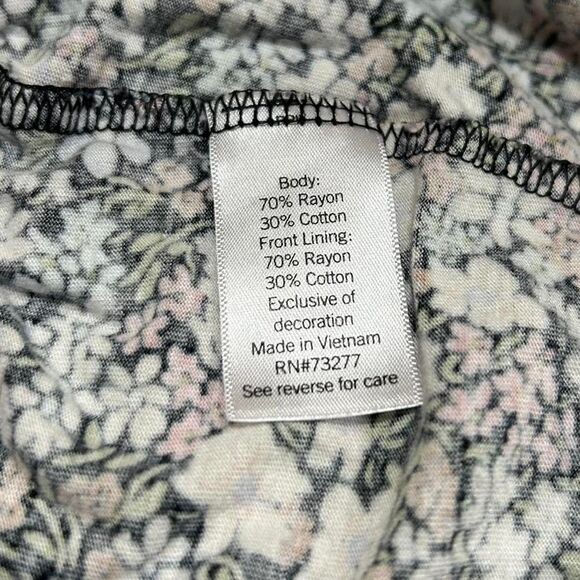 Floral print babydoll top - Picture 7 of 7